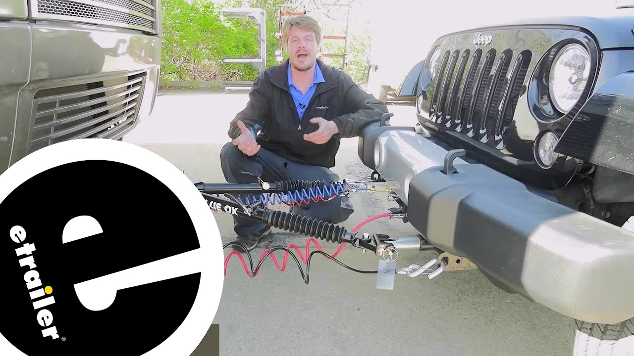 etrailer | Тест-драйв несъемного фаркопа Blue Ox Alpha для Jeep Wrangler Unlimited 2014 года