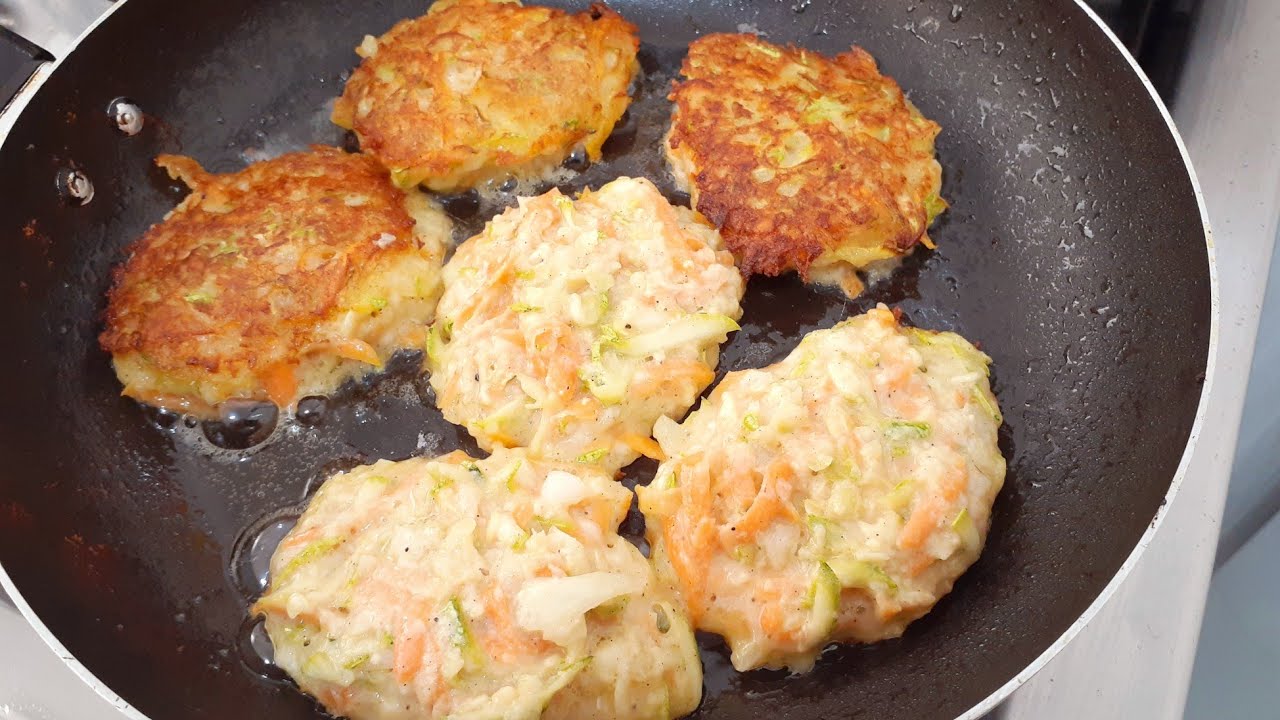 BOLINHO DE ABOBRINHA COM CENOURA GRELHADO