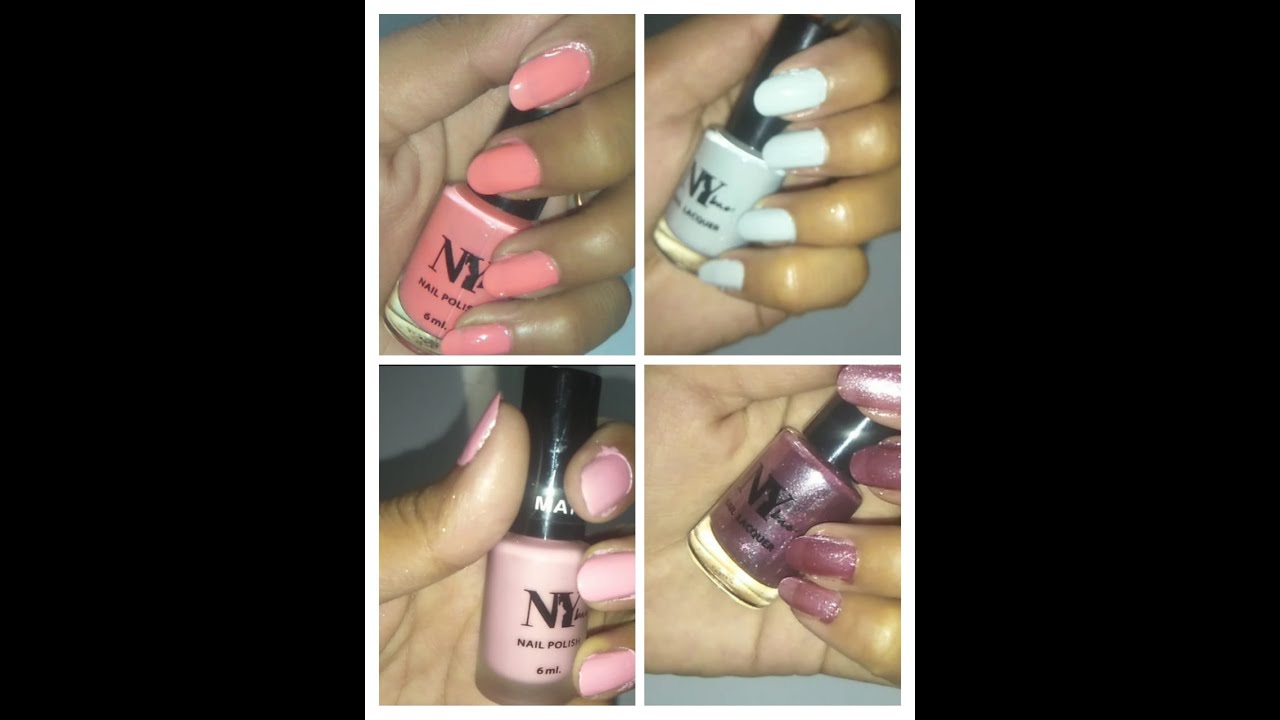 Cheapest Nail Paints | NY Bae Nail Polish | Review & Swatches |