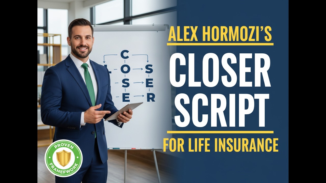 I Used Alex Hormozi's CLOSER Script to Sell Life Insurance&mdash;Here's What Happened