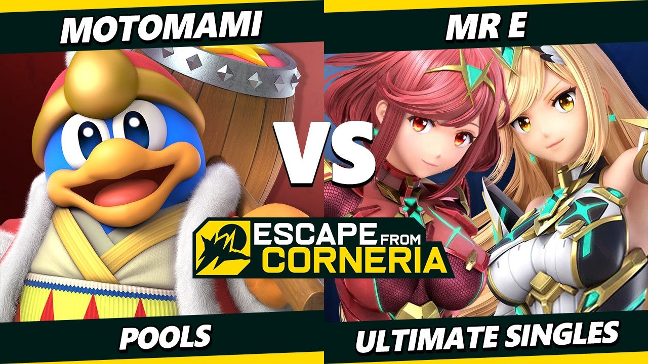 Побег из Корнерии - Мотомами (Король Дедеде) против Мистера Э (Пира Митра) Smash Ultimate - SSBU
