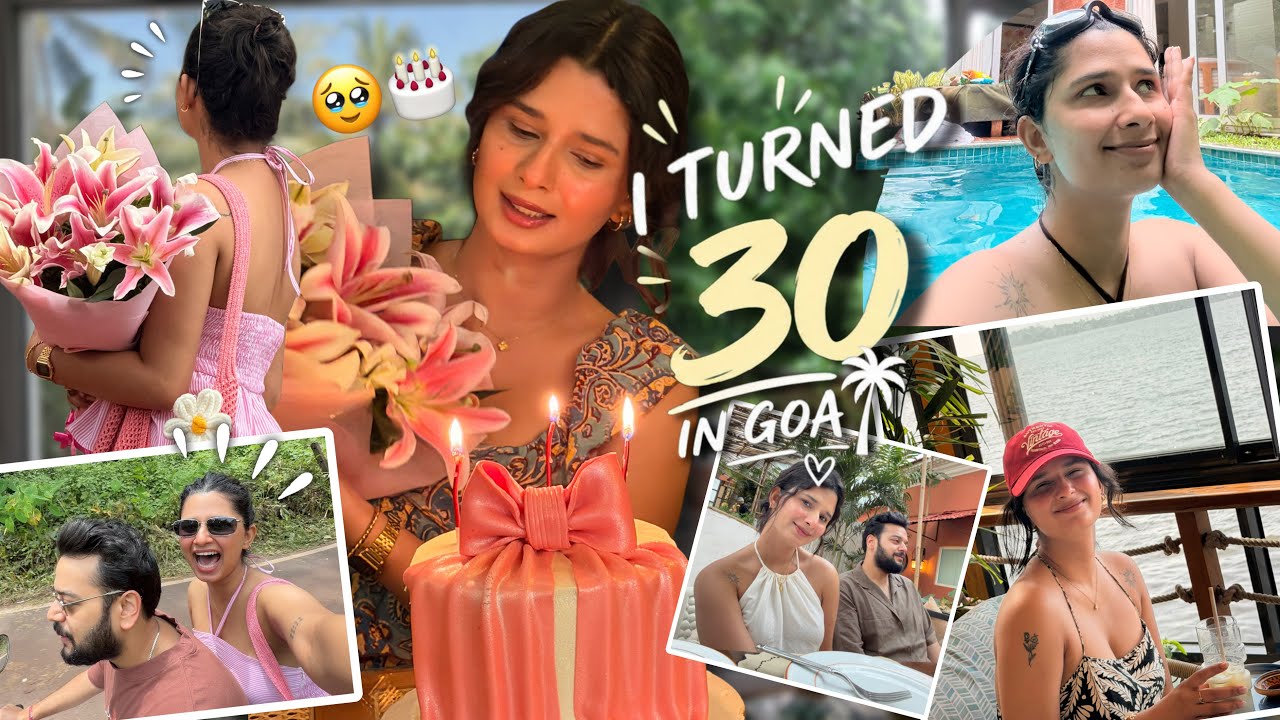 My CRAZIEST Birthday Yet! 🥹🧿| I Turned 30 in Goa 🎂🌴  #birthdayvlog 