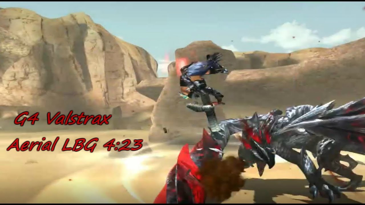 【MHGU MHXX】G4☆ Valstrax バルファルクAerial LBG ¤4:23¤