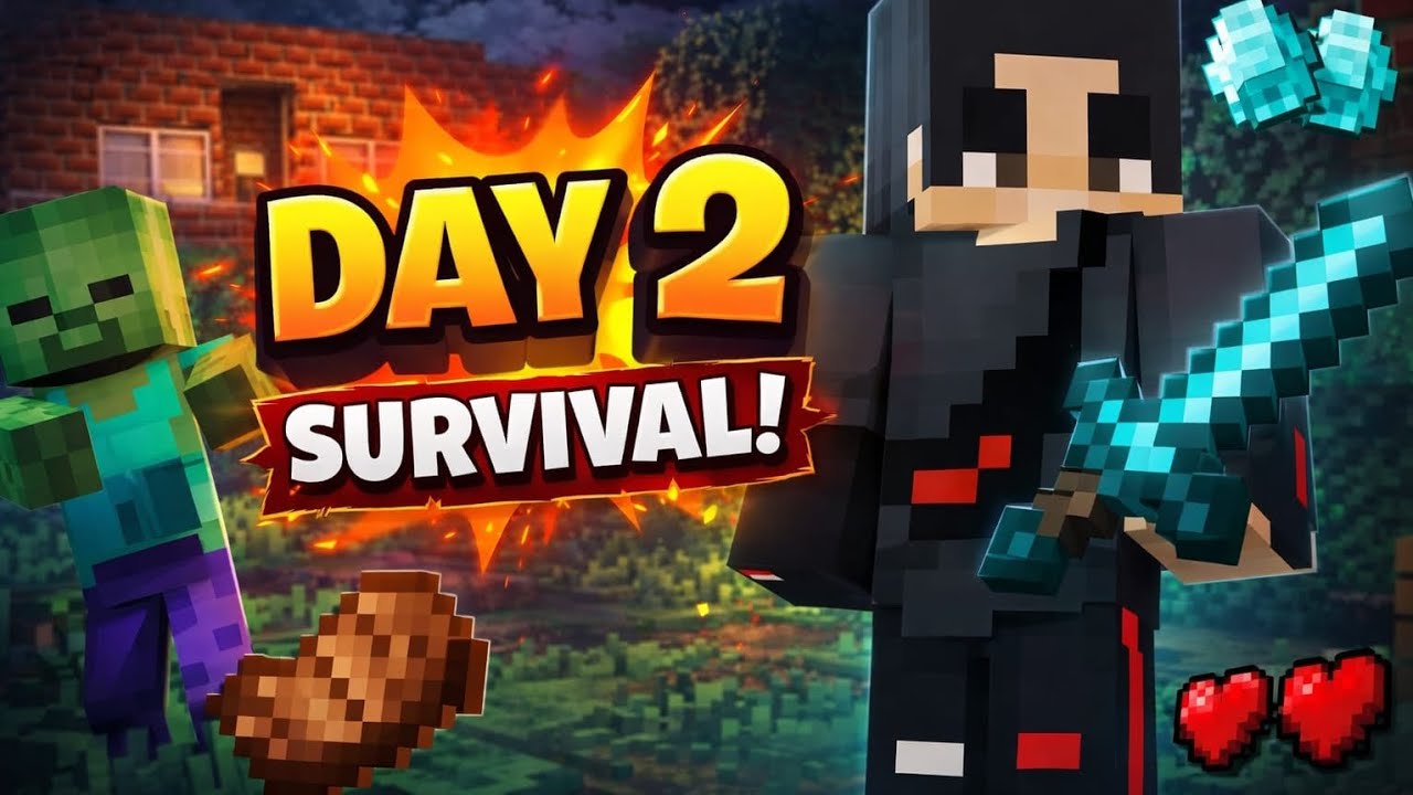 Minecraft Survival Series Day 2 Levixe Gaming🔥⚔️