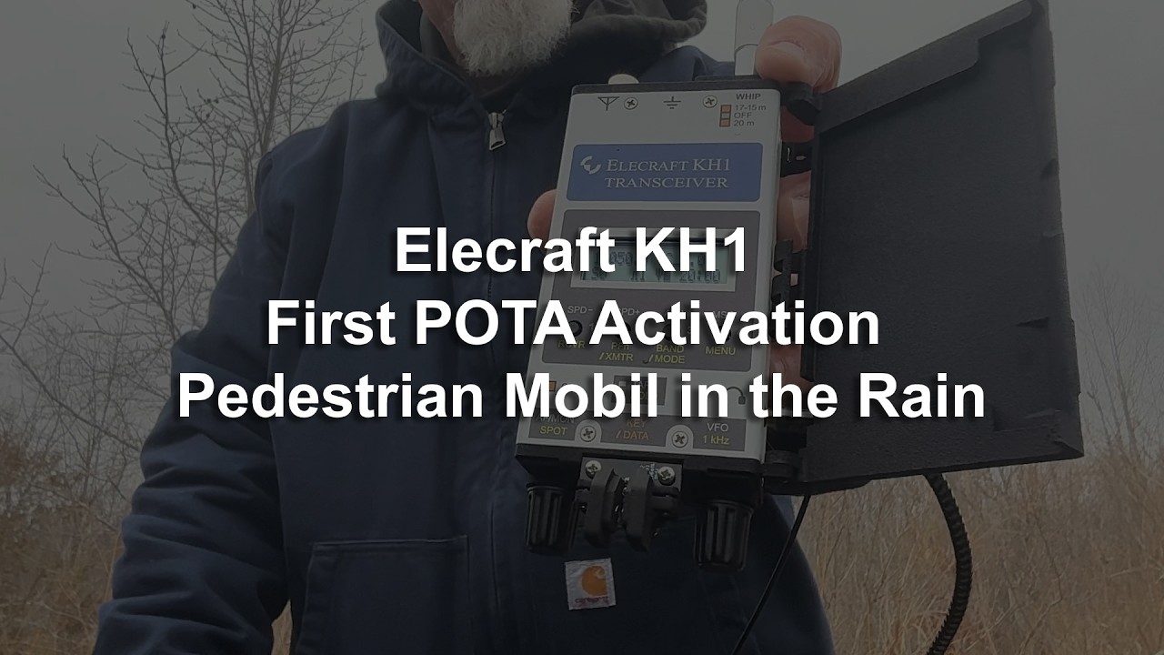 Пешеходный автомобиль Elecraft KH1 под дождем