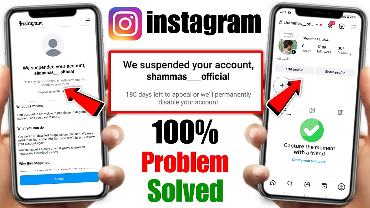 We Suspended Your Account Instagram 180 Days Problem 2025 | Instagram Account Suspended Problem 2025