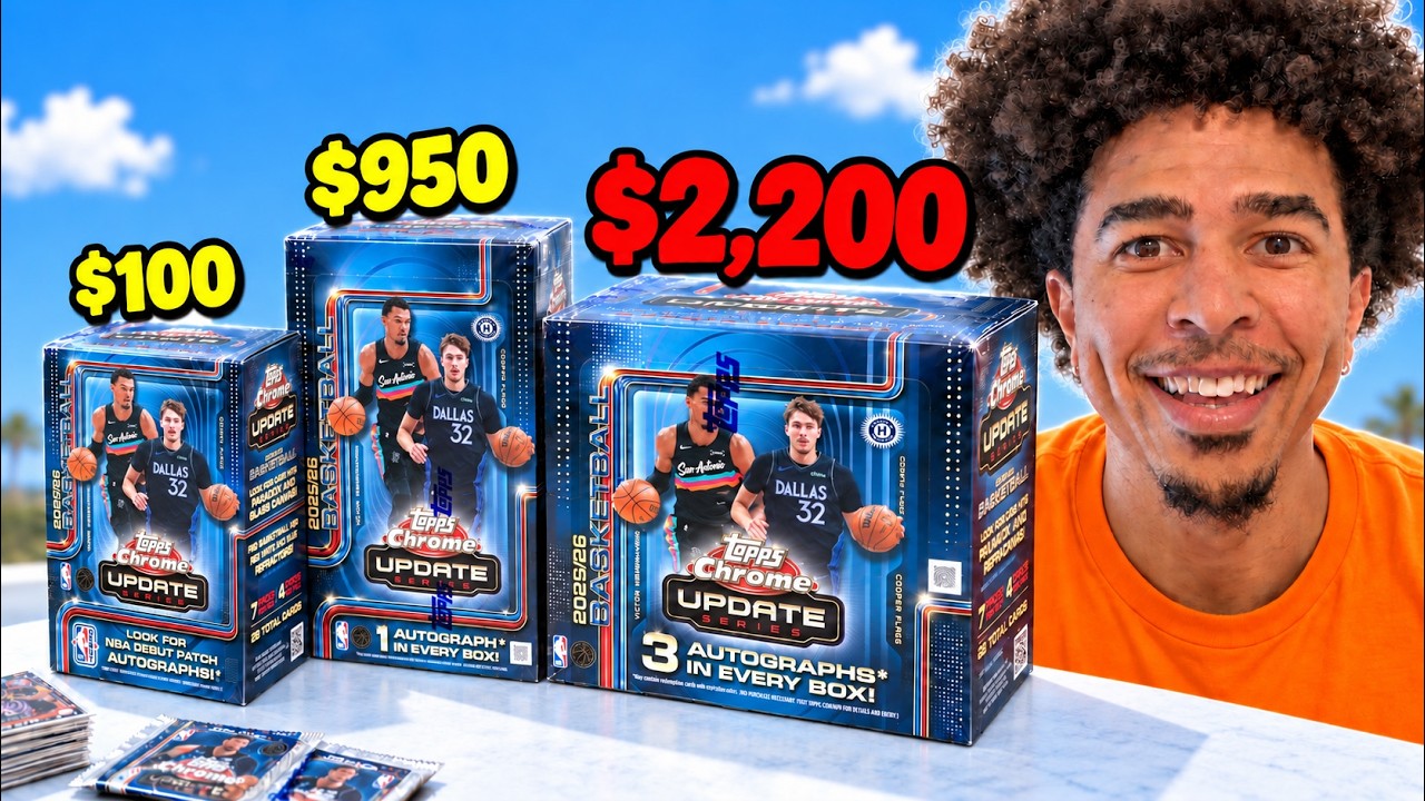 $100 vs $2,200 NBA Trading Card Box!