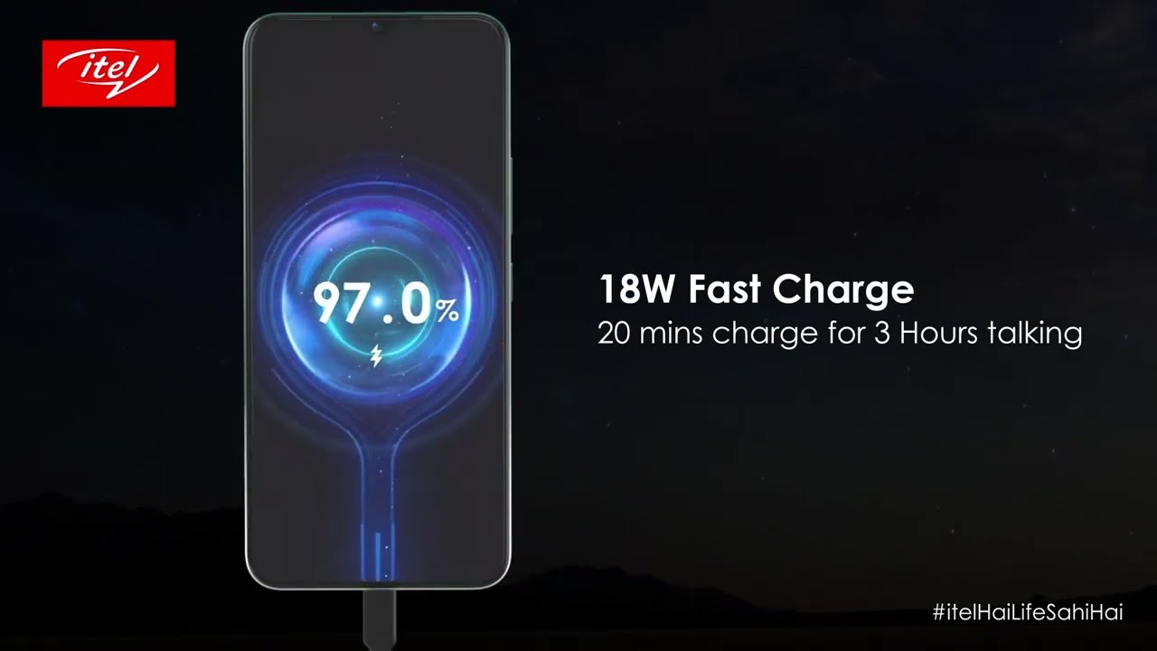 Speed up your life with itel's new Vision 3 | 18W Fast Charging | 3GB+64GB | 5000mAh | @ Rs.7999