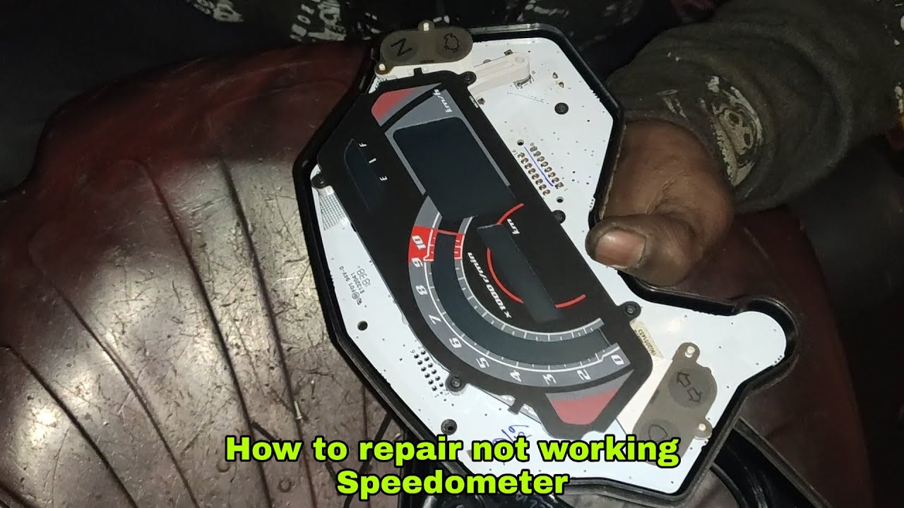 How to FZS repair not working Speedometer
