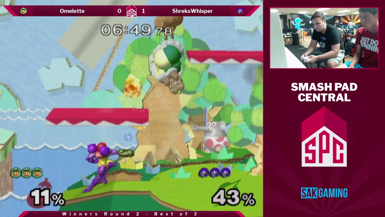 SPC 70 WR2 - Omelette (Ice Climbers) vs Shrek's Whisper (Samus/Sheik)