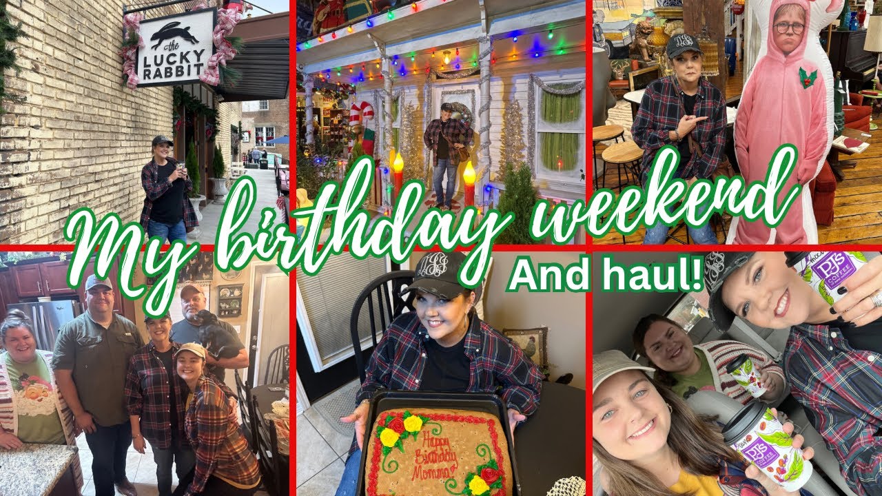 MY BIRTHDAY WEEKEND ~ ANTIQUE Haul & Thrif Haul #vlog  #thrifthaul  #antiques