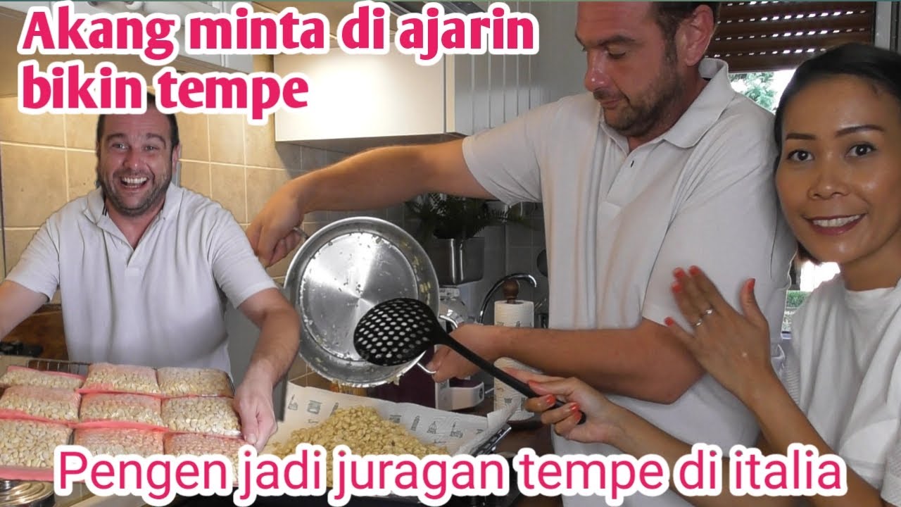 MAU JADI JURAGAN TEMPE AKANG MINTA DI AJARKAN CARA BIKIN TEMPE