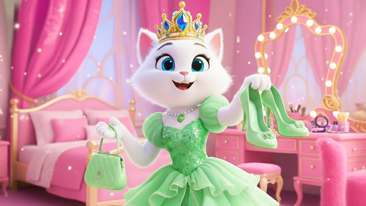 Cute Kitten Try Makeup for the First Time in life | Ai cat story🐱💄👗 #CatStory#aicatstory #aicat