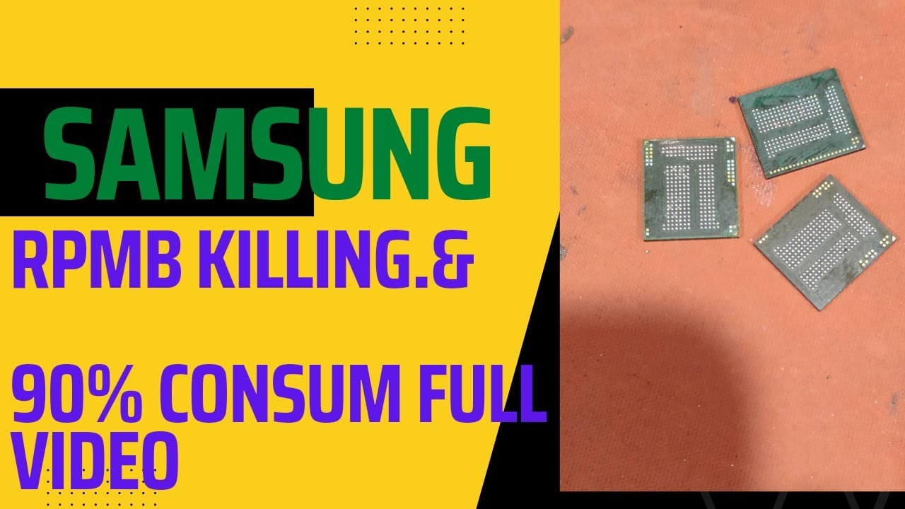 Samsung emmc rpmb clean 90% consum clean.Easy  method #ufibox