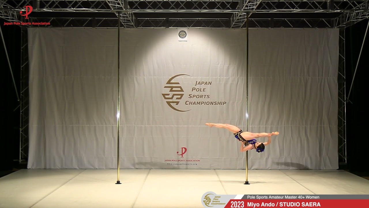 JPSC 2023 08  Pole Sports Amateur Master 40+ Women Miyo Ando