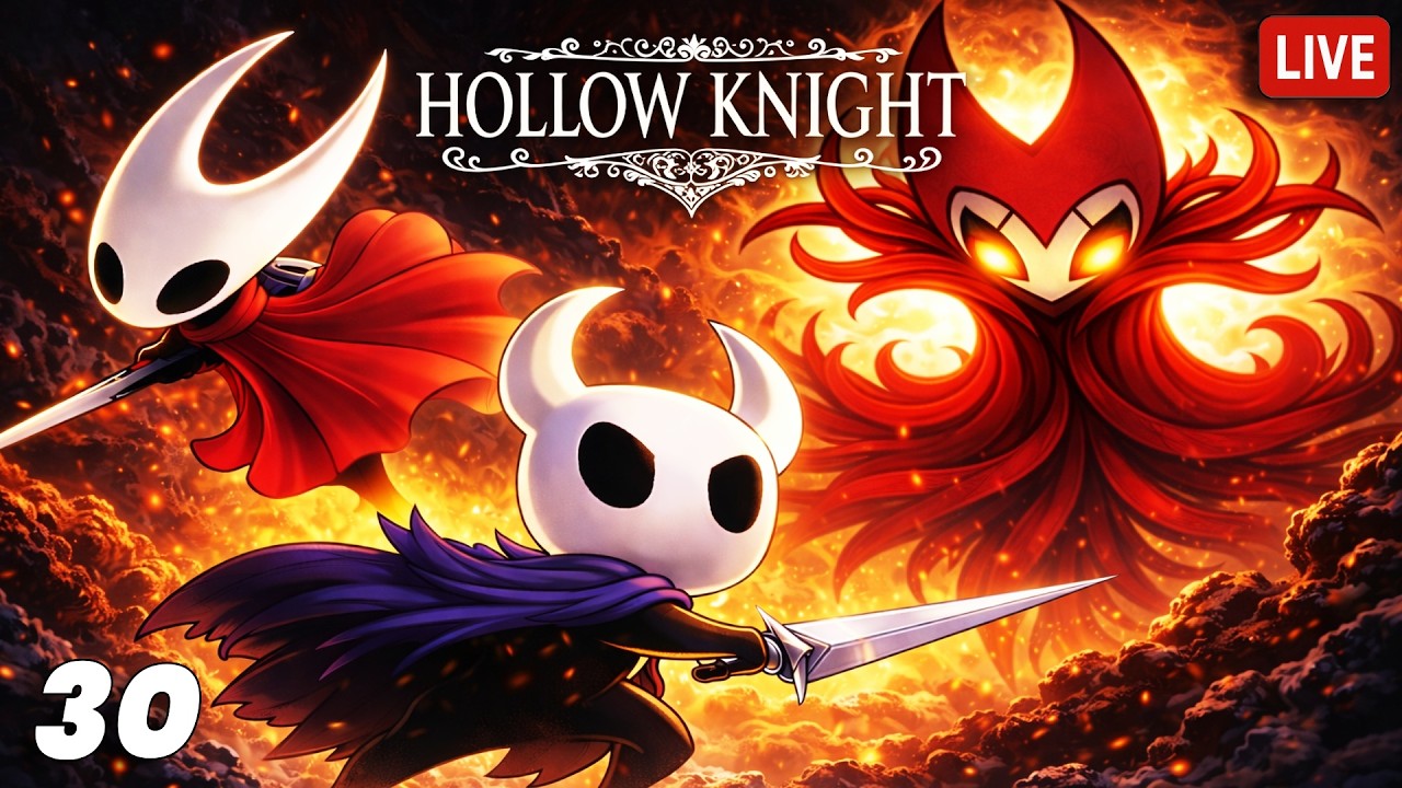 🔴LIVE: Conquering Hollow Knight HARDEST Pantheons + Colosseum of Fools