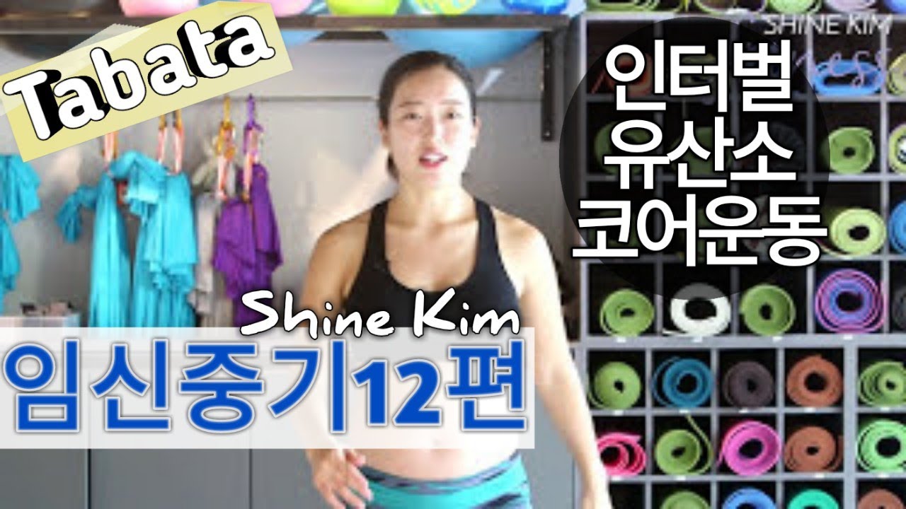 [임산부운동] 임신중기12편 / 타바타 / 코어트레이닝 / 유산소운동 / 임산부P.T