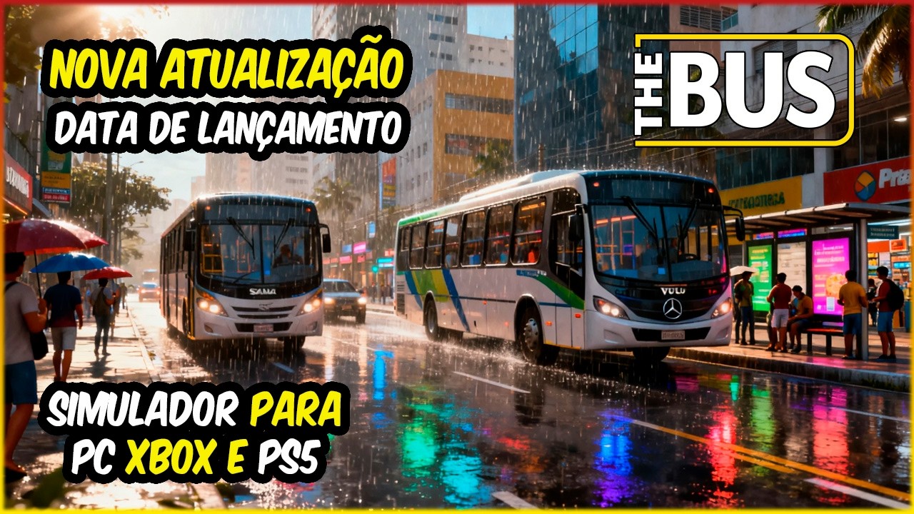 TESTEI A NOVA ATUALIZAÇÃO GIGANTE DE THE BUS MODO CARREIRA E DATA DE LANÇAMENTO PARA PC XBOX E PS5