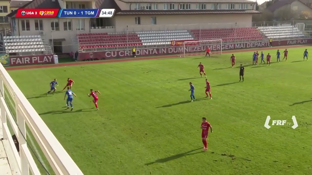 Liga 2 Casa Pariurilor, Etapa 14: CS Tunari - ASA T&acirc;rgu Mureș 1-2 (Rezumat, 22 noiembrie 2025)