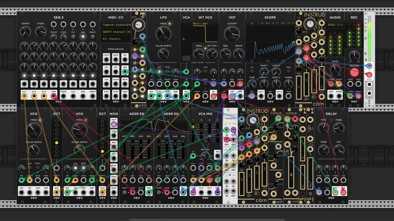 Jamuary 2026 Day 1 - Default Netwerk - VCV Rack experimental drone