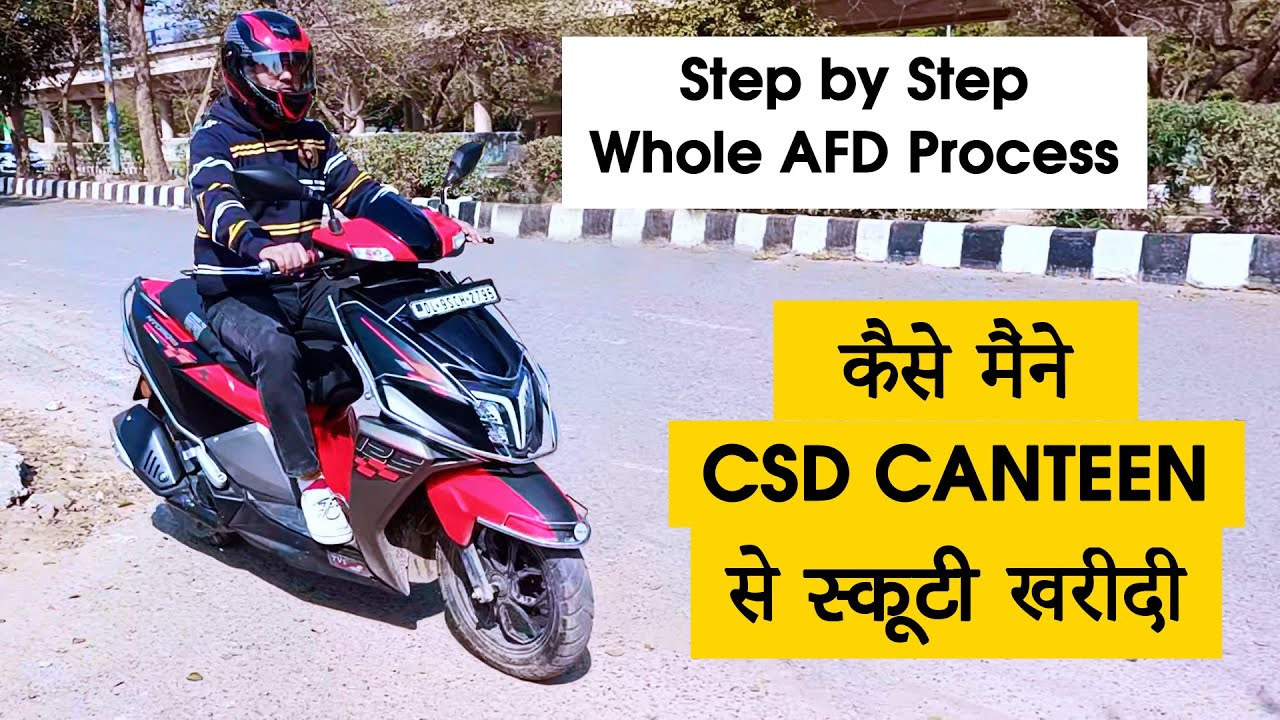 How I purchased my TVS Ntorq from CSD Canteen