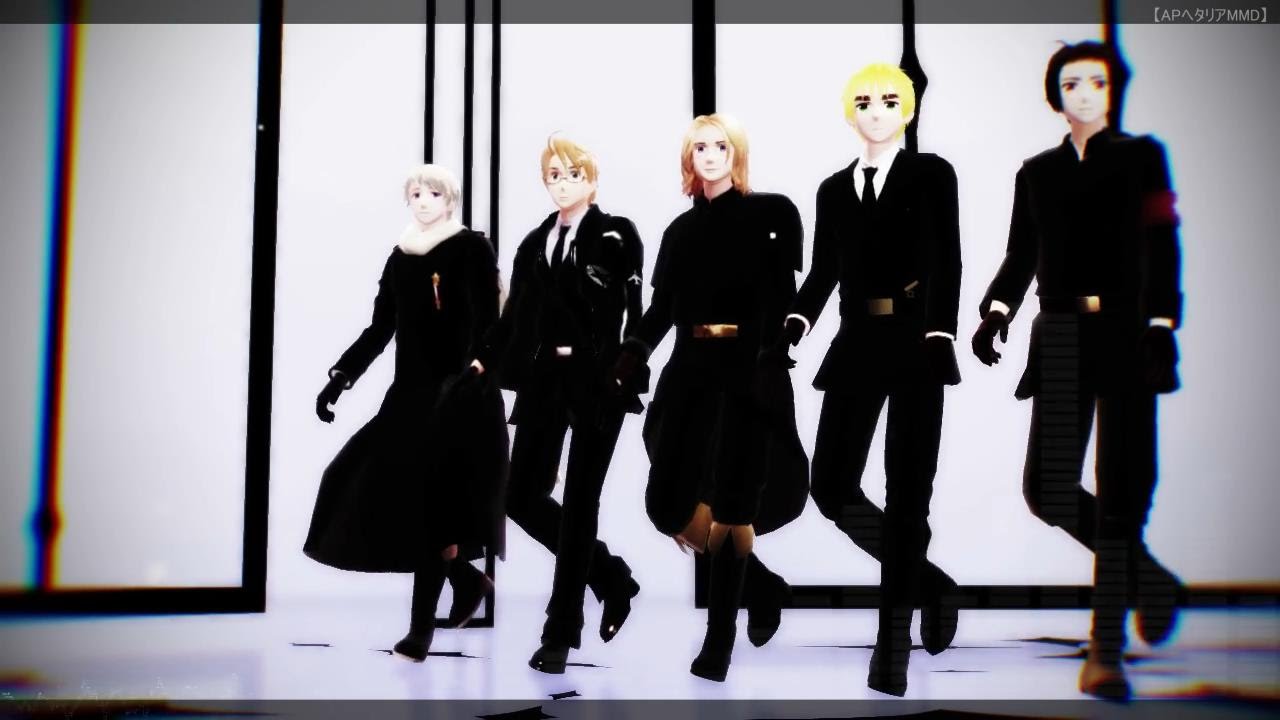 Hetalia / APH MMD - Creepin' Up On You（Allied Forces）