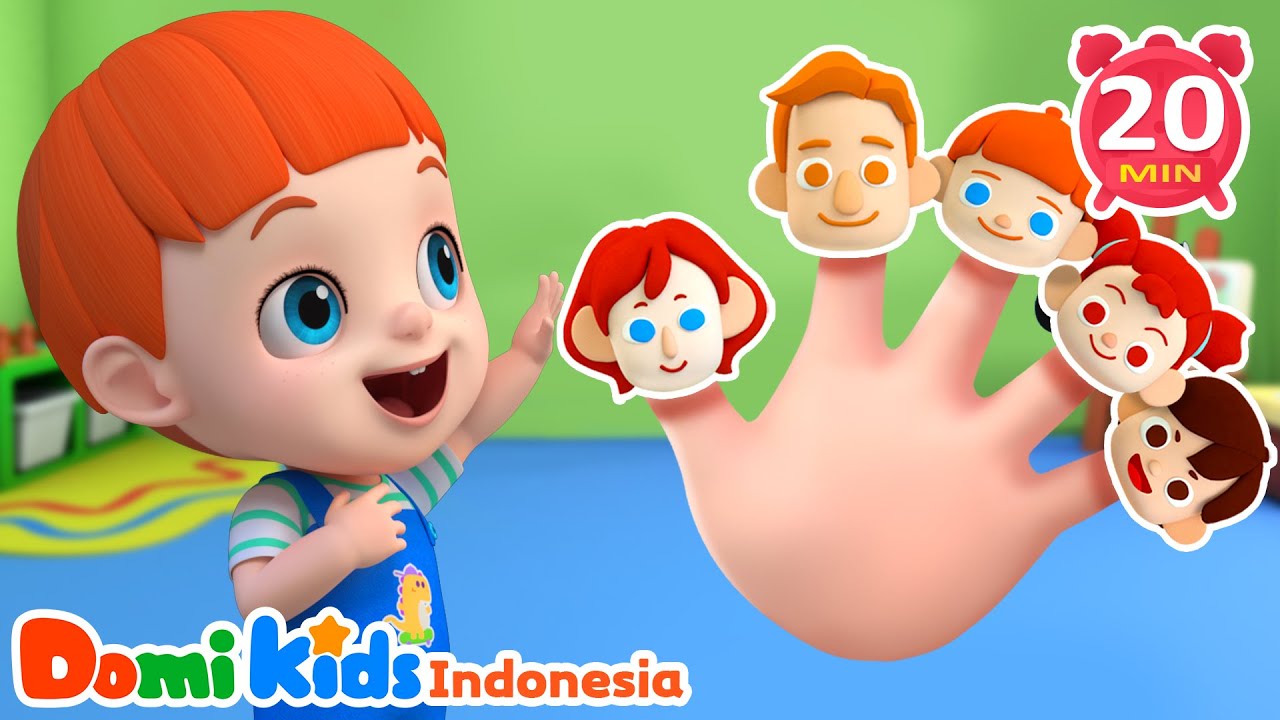 Finger Family 👨‍👩‍👧 | Lagu Keluarga | Domi Kids Kumpulan Lagu Pesta Anak-anak