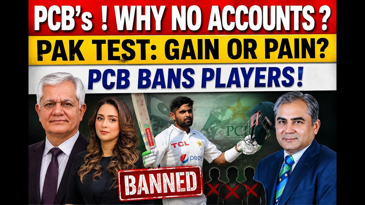 PCB&rsquo;s Financial Mystery: Why No Accounts? | PAK&rsquo;s Test Gains & Losses | PCB BANS Players
