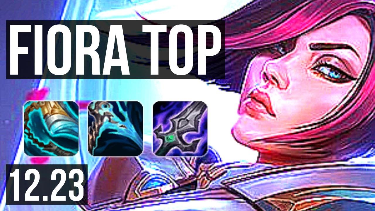 FIORA vs TALON (TOP) | 6 solo kills, 8/1/2, 500+ games, Legendary | KR Diamond | 12.23