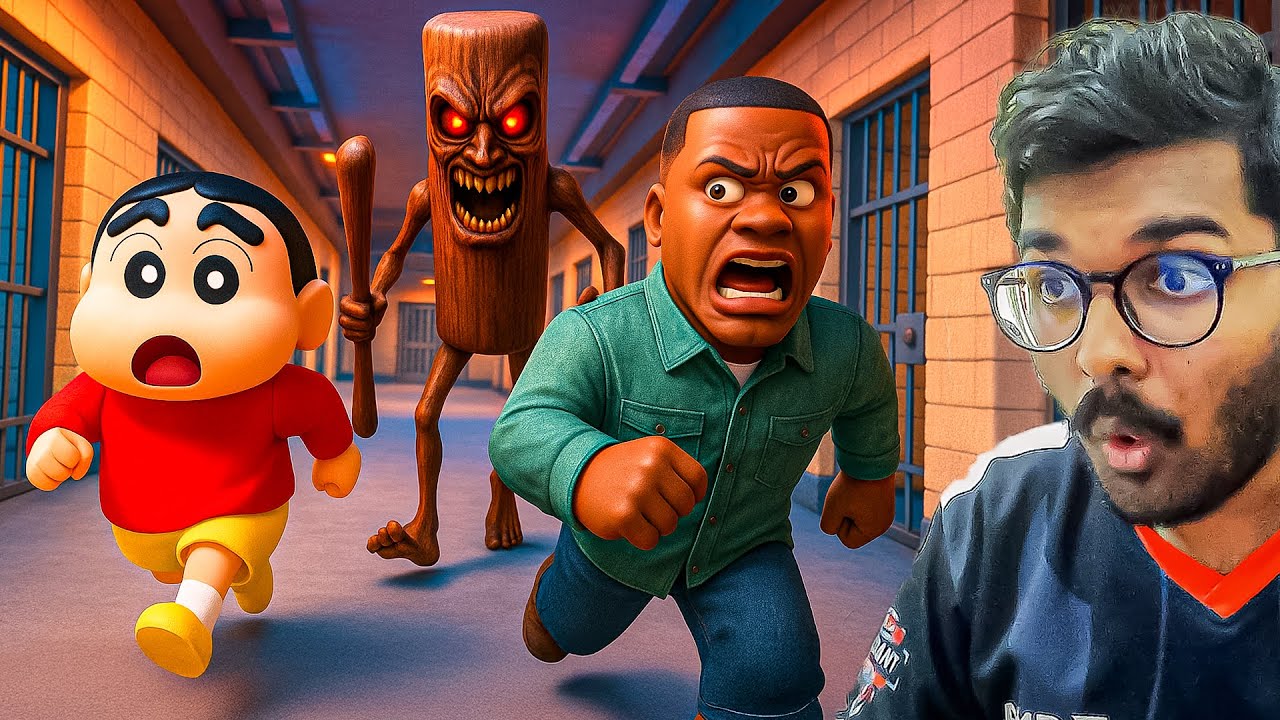Shinchan & Franklin ESCAPE Tung Tung Tung Sahur! 😱 (Roblox Prison Trap)