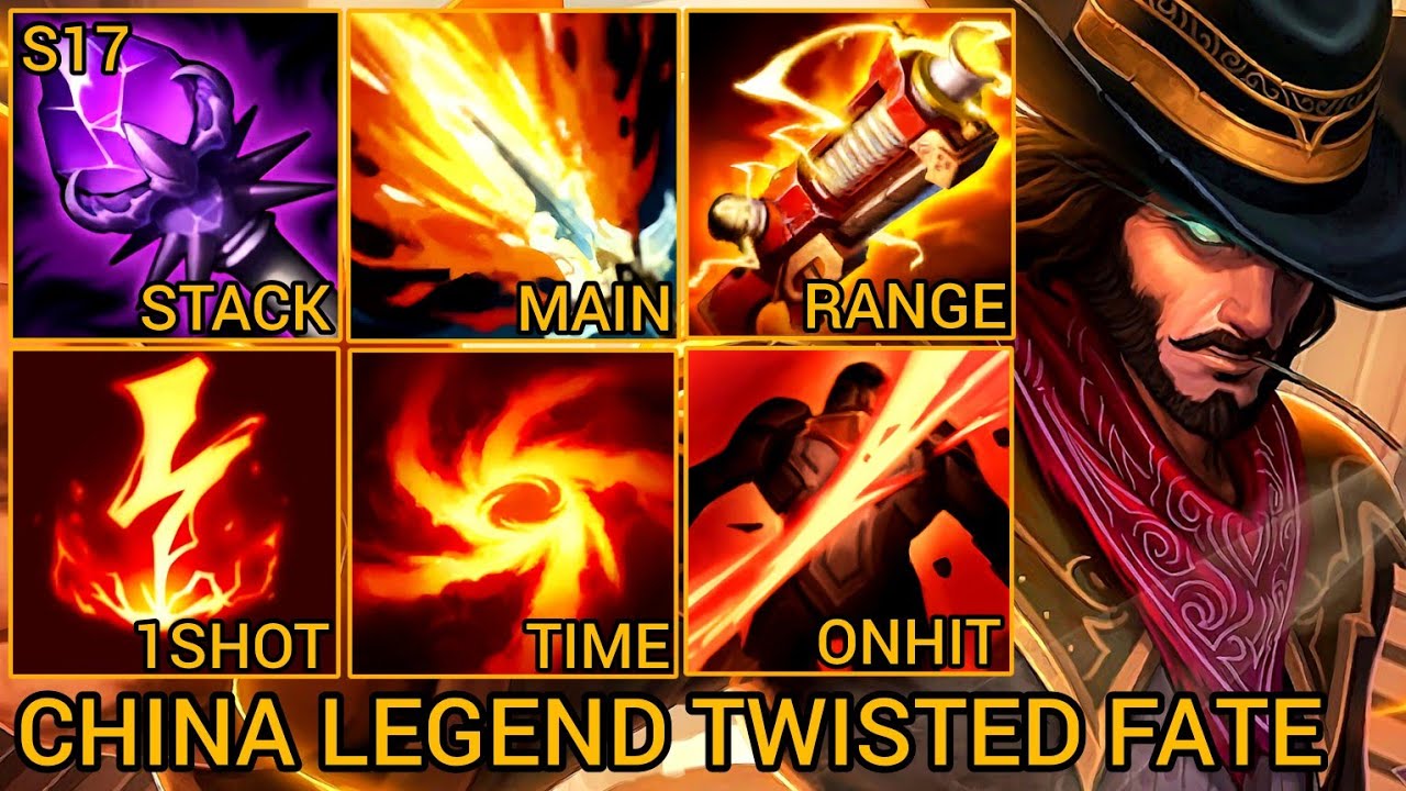 Legend Twisted Fate 10/5/13 LP 4000 - China Server Wild Rift Best High Tier New Build Season 17