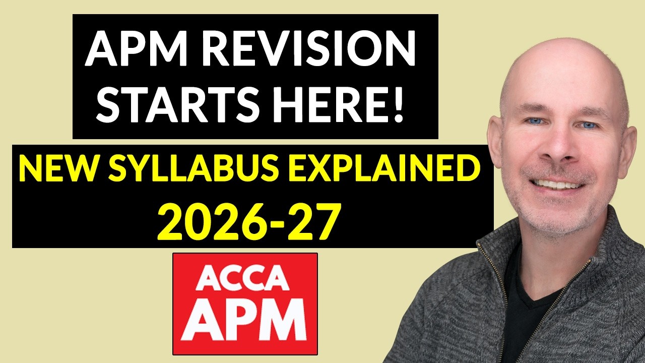 Подготовка к экзамену ACCA APM начинается здесь | Полный разбор новой программы (2026&ndash;27)
