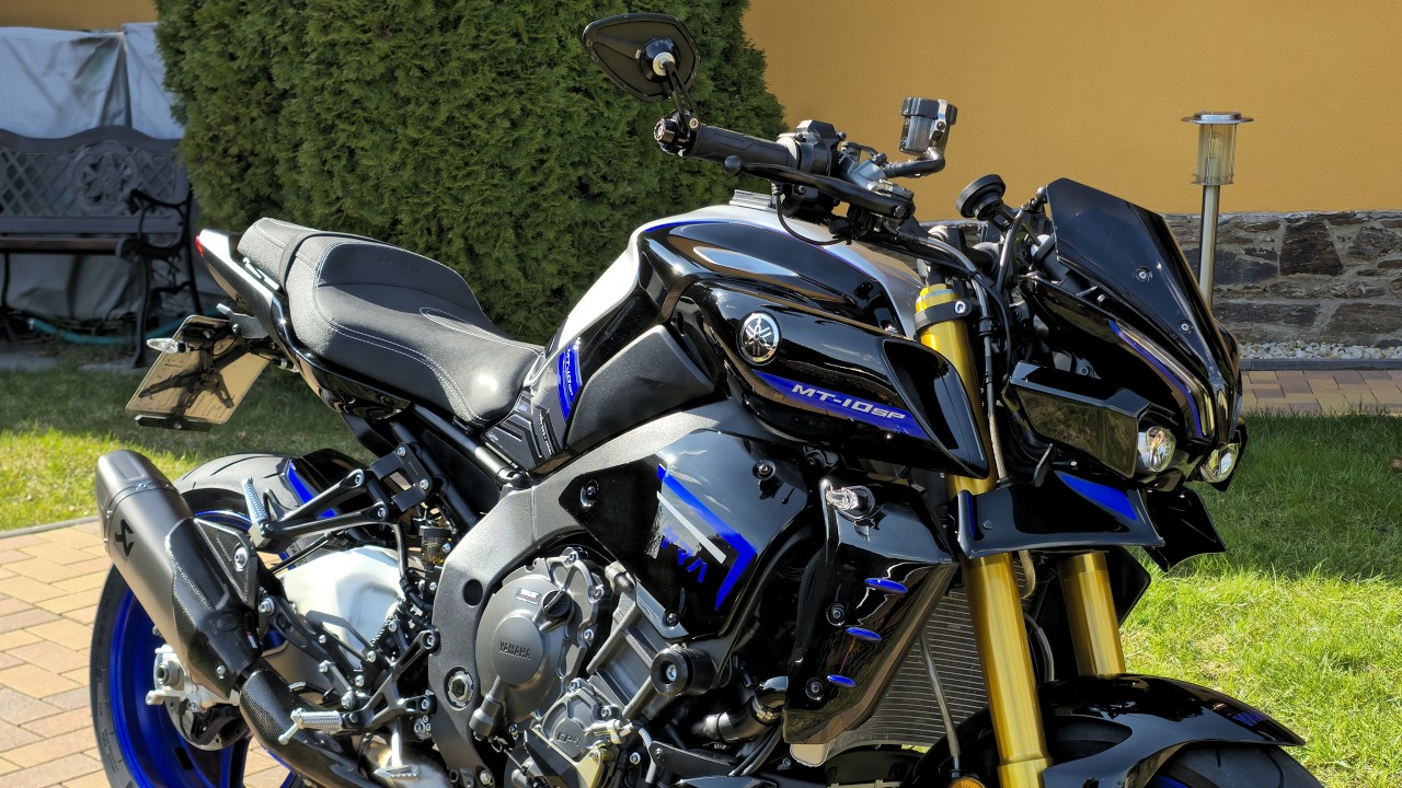 YAMAHA MT-10 SP RN78, Setup 2026, Akrapovic, motogadget mo.view  mo.blaze ice, PUIG, Pyramid Shrouds