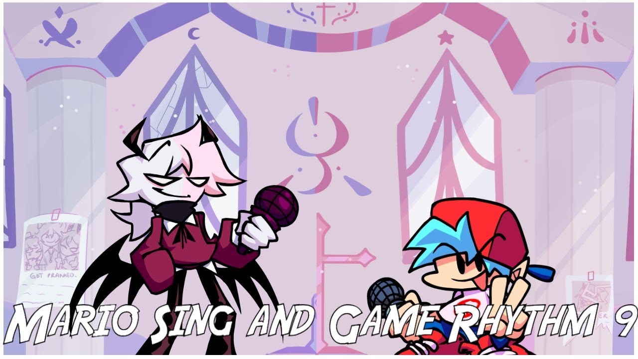 Mario Sing and Game Rhythm 9 but Selever sings it (FNF Mario's Madness cover)