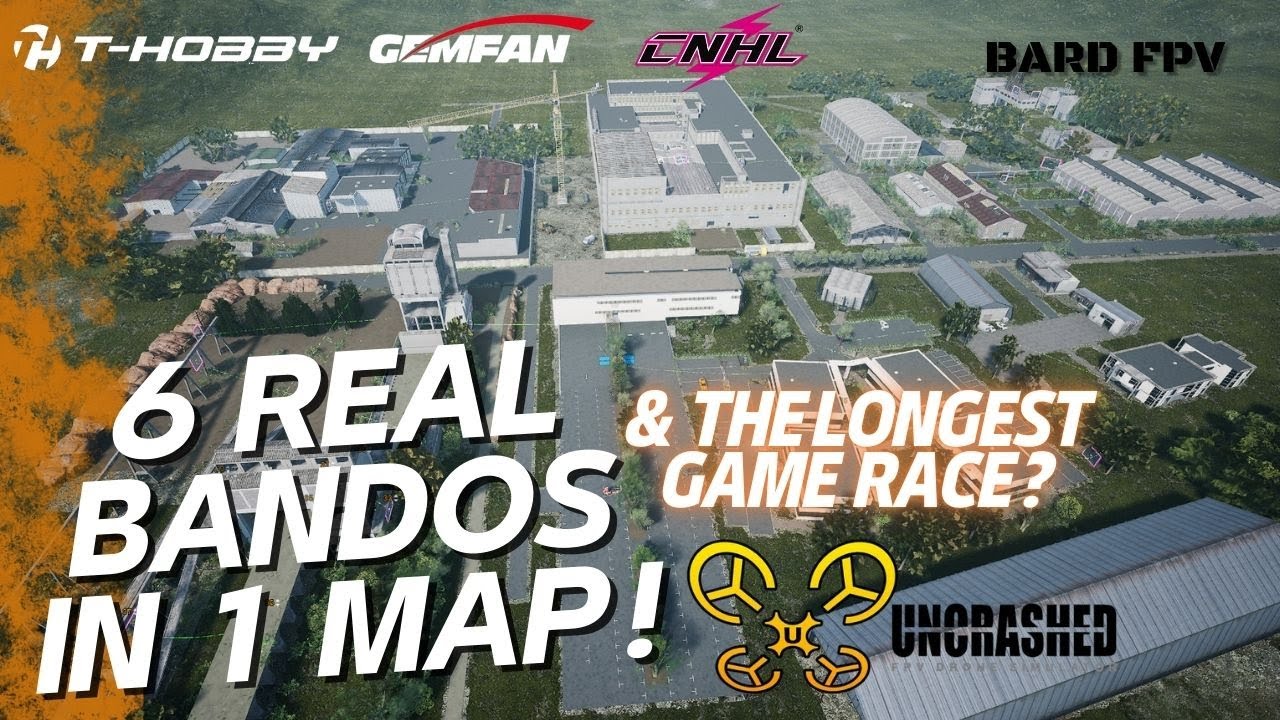 FPV Drone Simulator - Uncrashed 6 Bandos Map