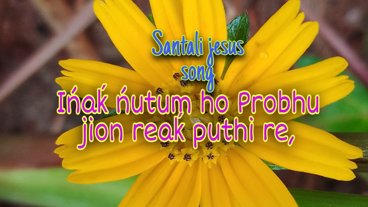 santali Jesus song,ińaḱ ńutum ho prabhu jion reaḱ puthi re,