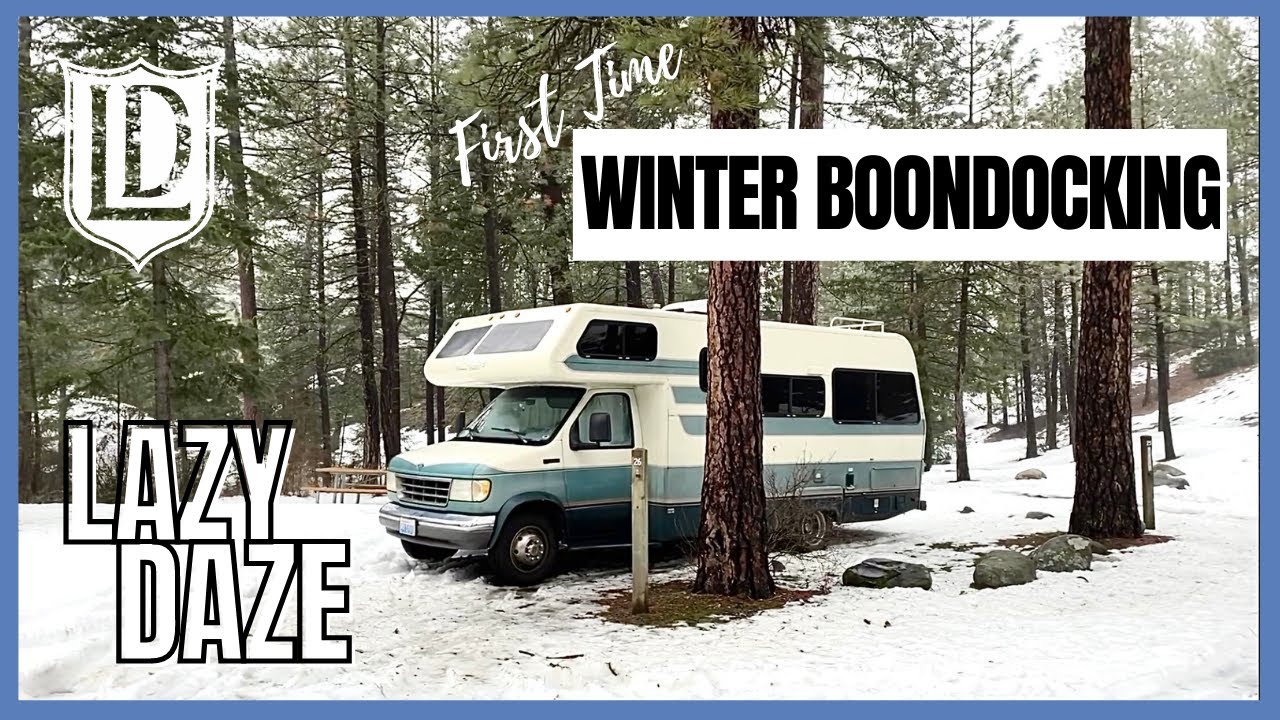 Our first time boondocking | Lazy Daze RV | Vlog No. 3