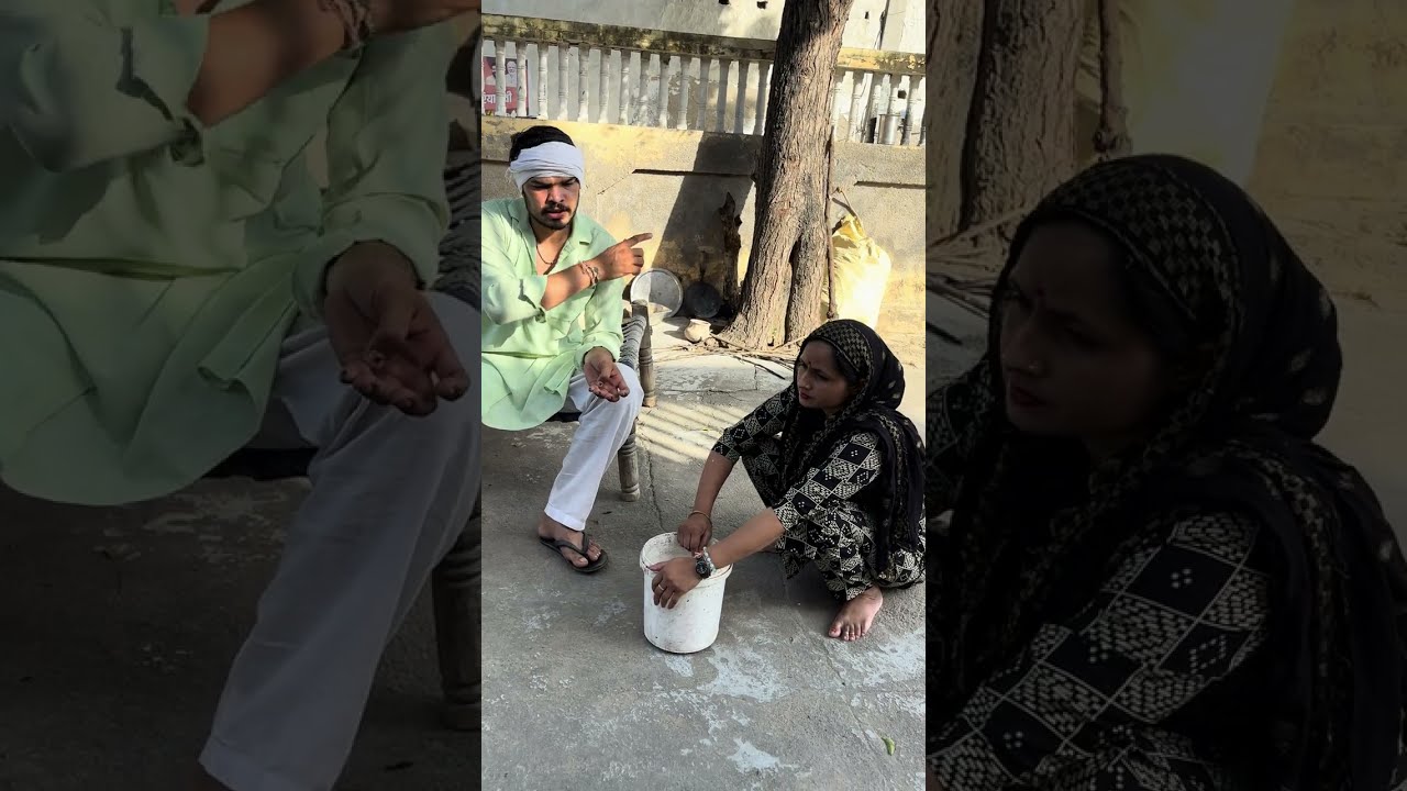 धर के रंग मे भंग हुई मोटी गड़बड़ #video #comedyvideos #funnycomedy #nandubaba 