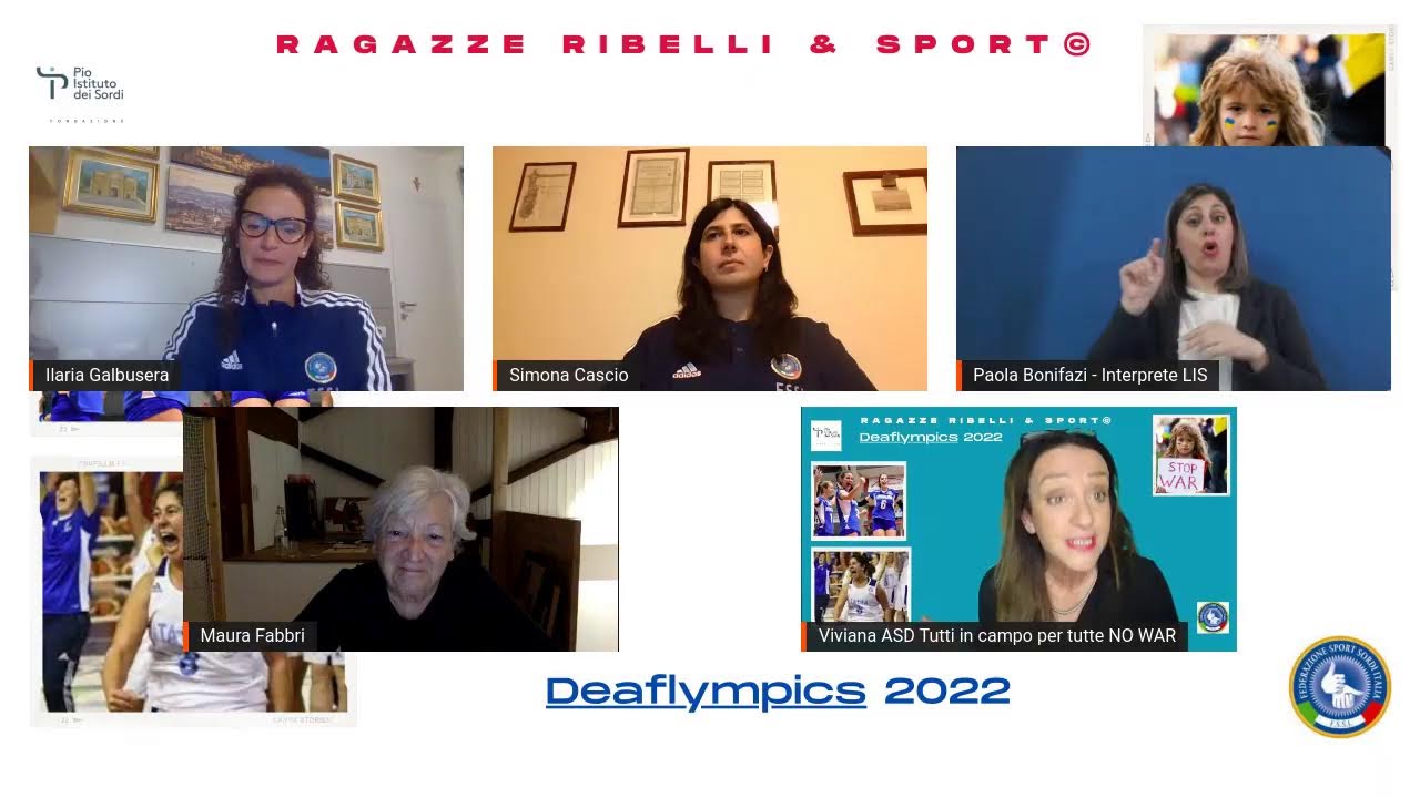 Ilaria Galbusera e Simona Cascio Ragazze Ribelli & Sport Deaflympics 2022 le nostre Azzurre