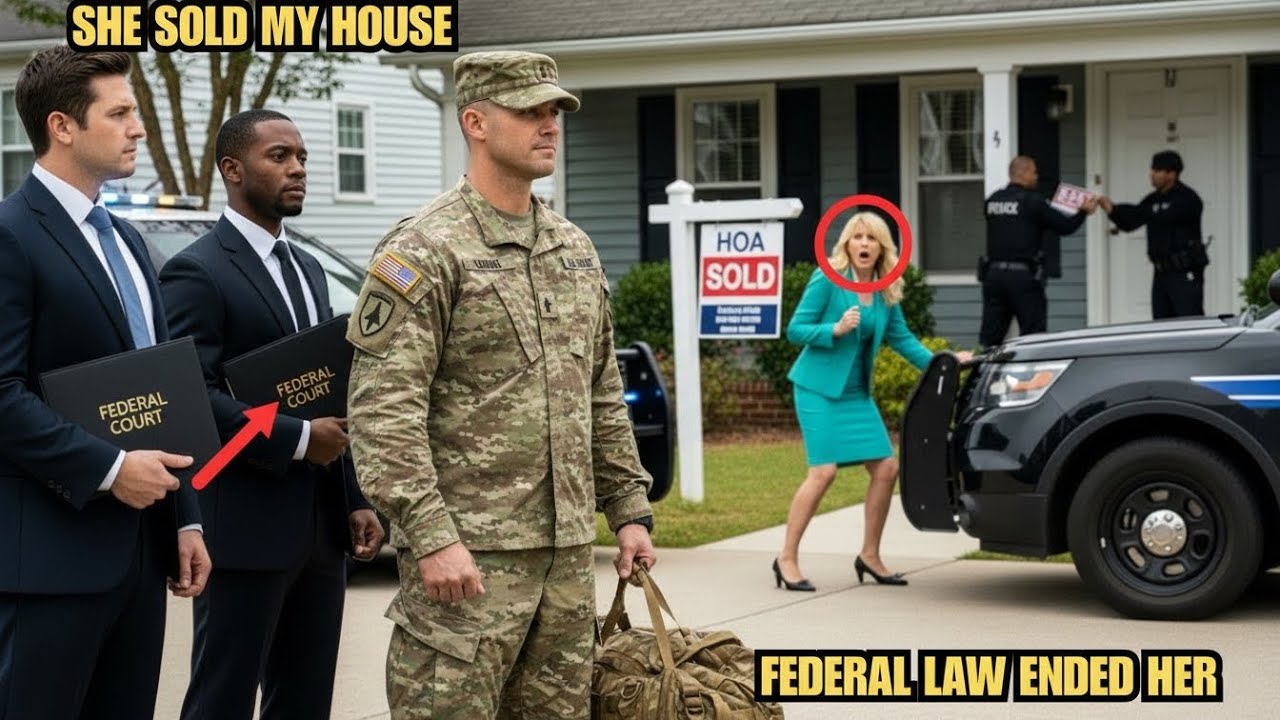 HOA Karen Sold My House While Deployed -I Came Home With Military Lawyers & Took Everything She Owne