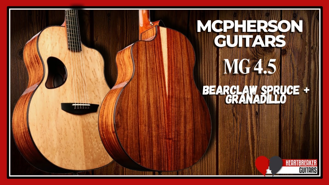 McPherson Guitars MG 4.5 Bearclaw Spruce / Granadillo - Demo by Mike Romano