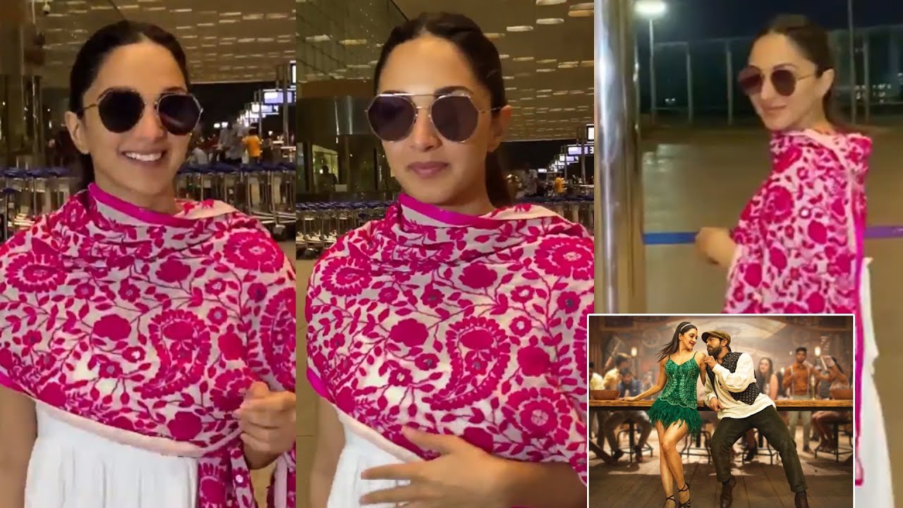 RC15 Heroine Kiara Advani  Spotted At Mumbai Airport | Kiara Advani Latest Video | Bollywood News