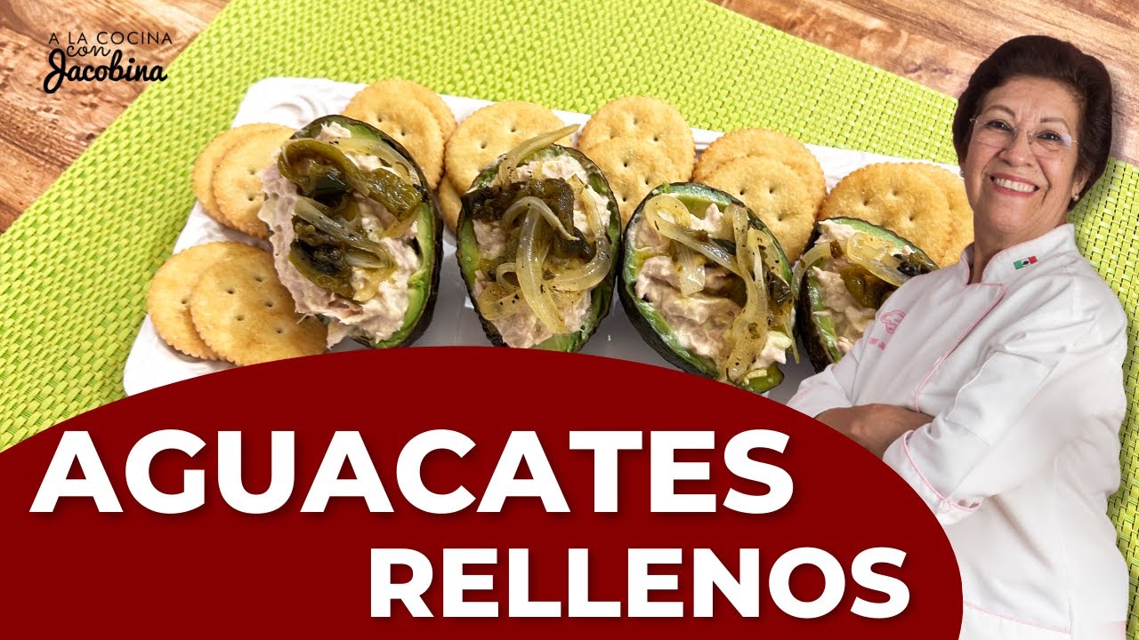 Aguacates Rellenos de Atún con escabeche