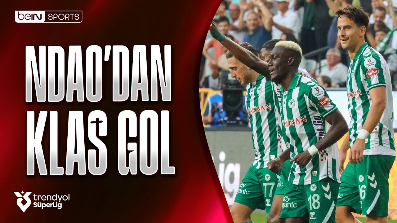 Alassane Ndao'dan Çok Net Gol Vuruşu | Konyaspor - Gaziantep FK | Trendyol Süper Lig