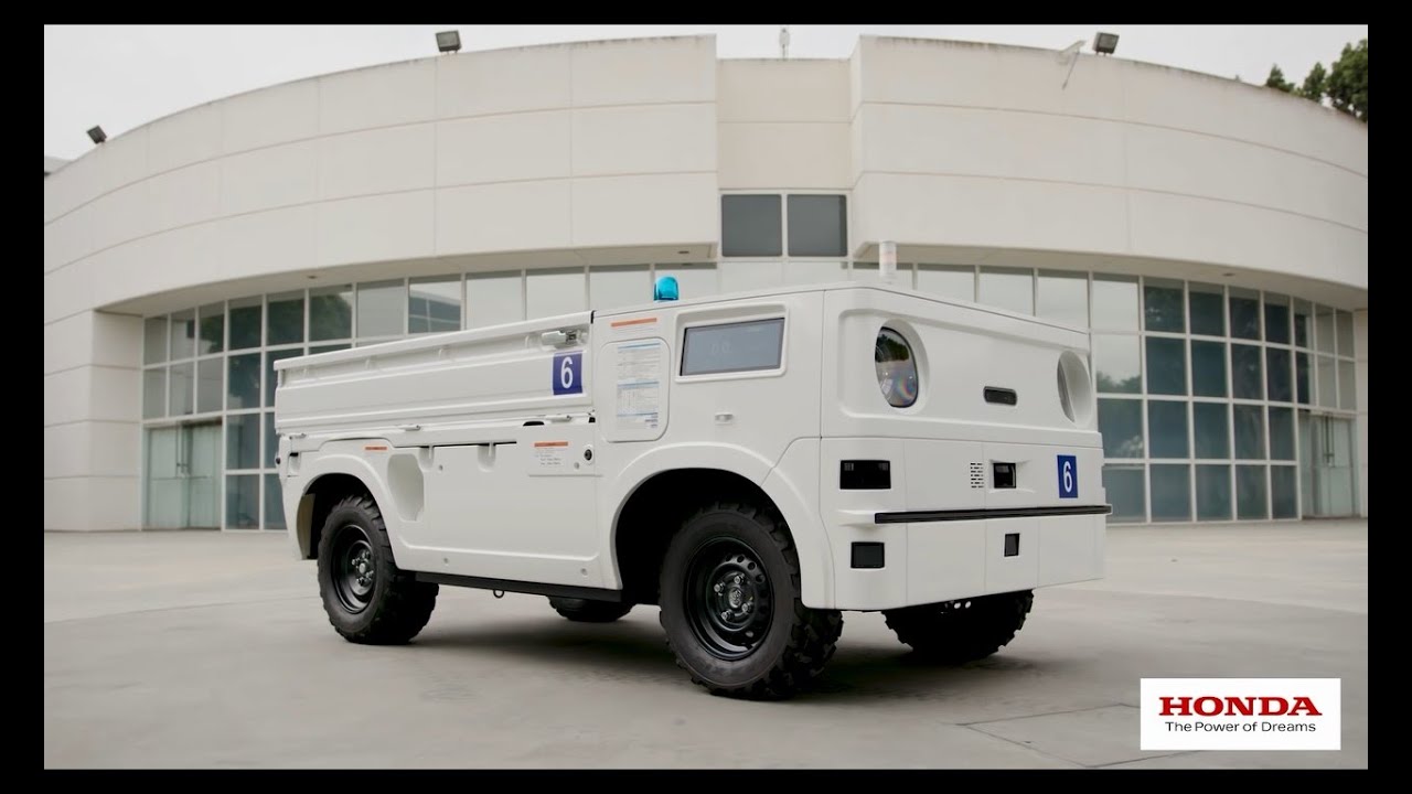 Honda Autonomous Work Vehicle:Honda Autonomous use at large scale construction site Construction Use