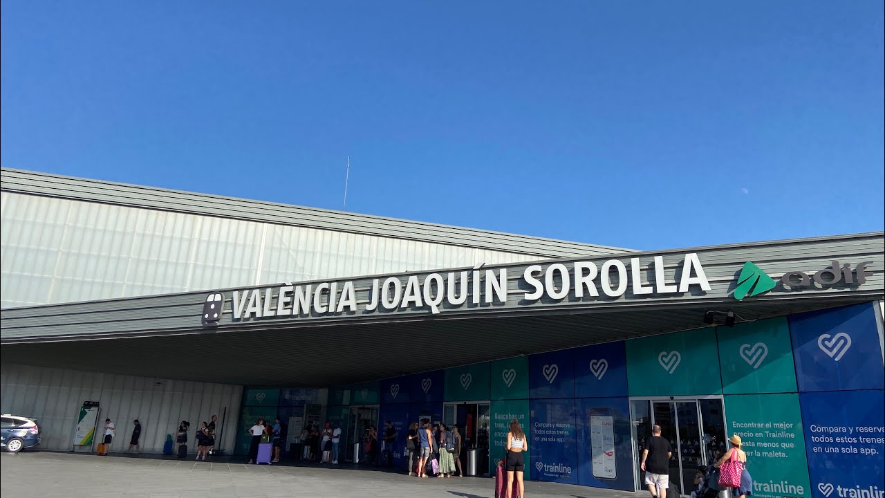 Estación de trenes Valencia Joaquín Sorolla (Viendo estaciones # 2)