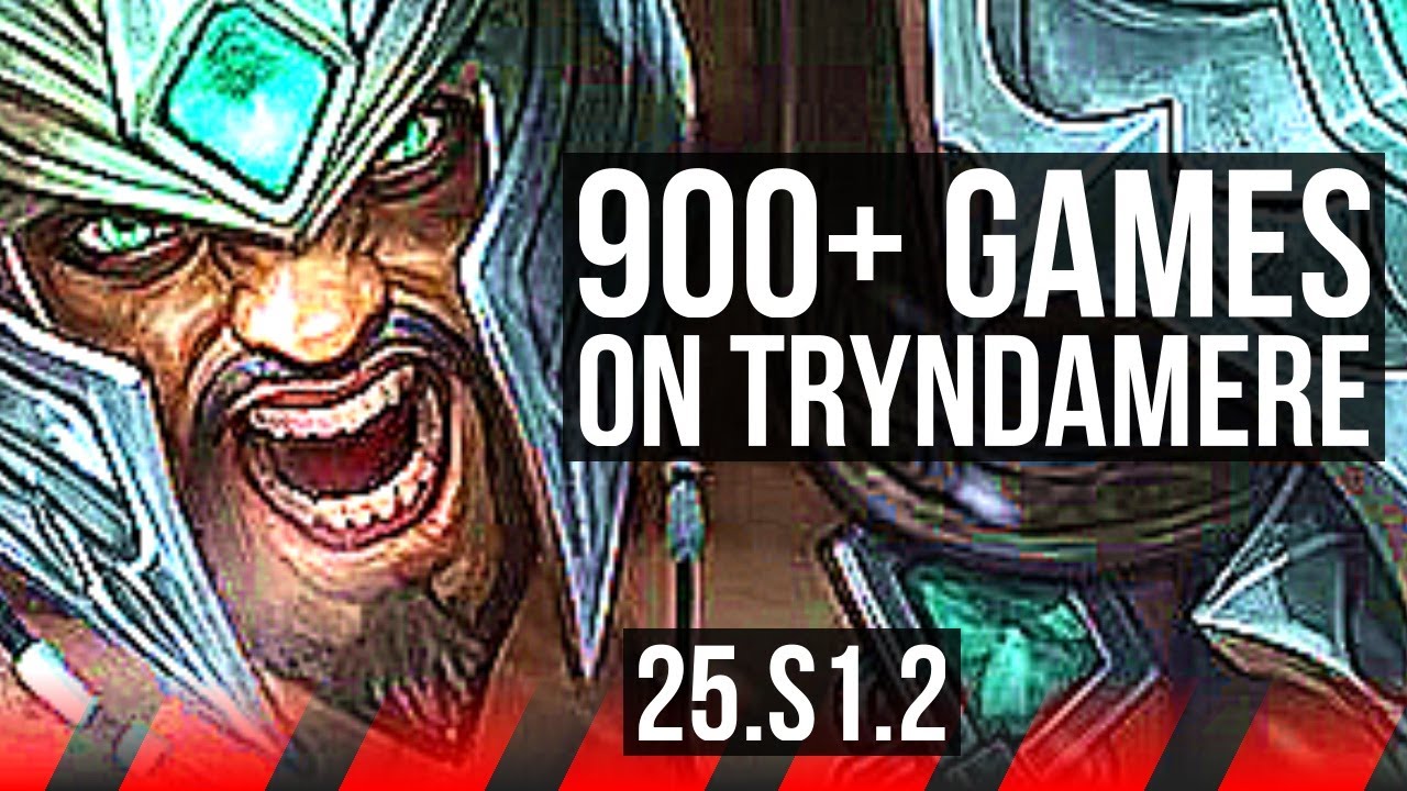TRYNDAMERE vs JAYCE (TOP) | 900+ games | KR Grandmaster | 25.S1.2