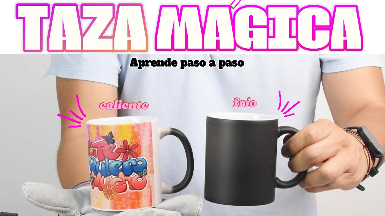 SUBLIMACIÓN EN TAZA MÁGICA paso a paso