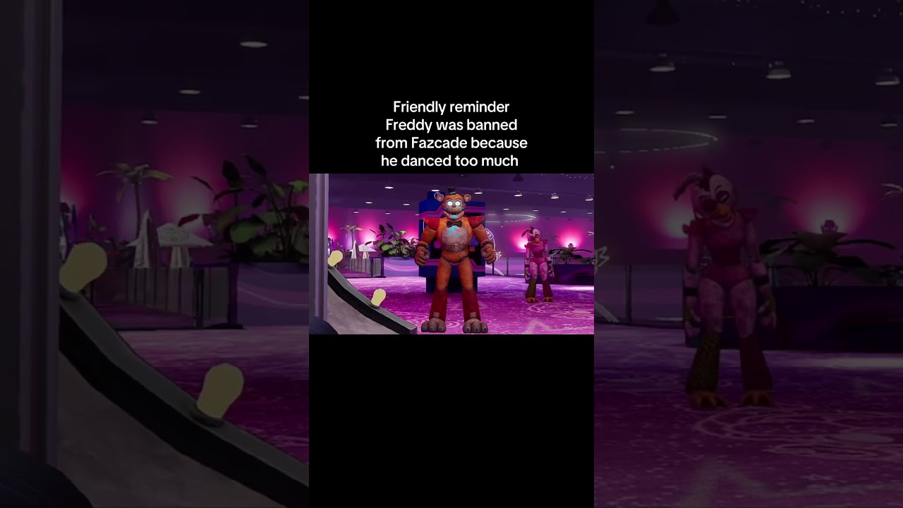 ФРЕДДИ ЗАБАНЕН #fnaf #securitybreach #shorts