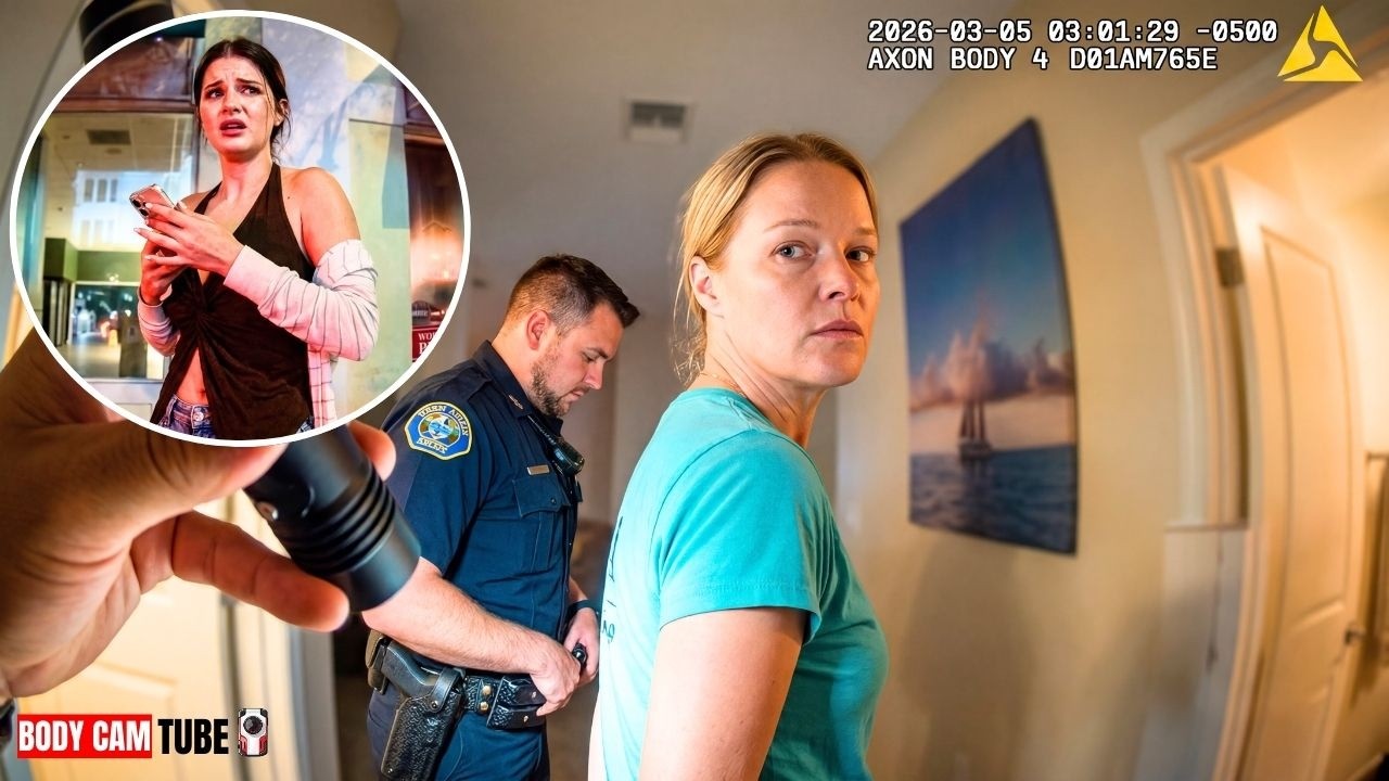 Police Surprise Mother at Home After She Attacks 17-Year-Old Daughter